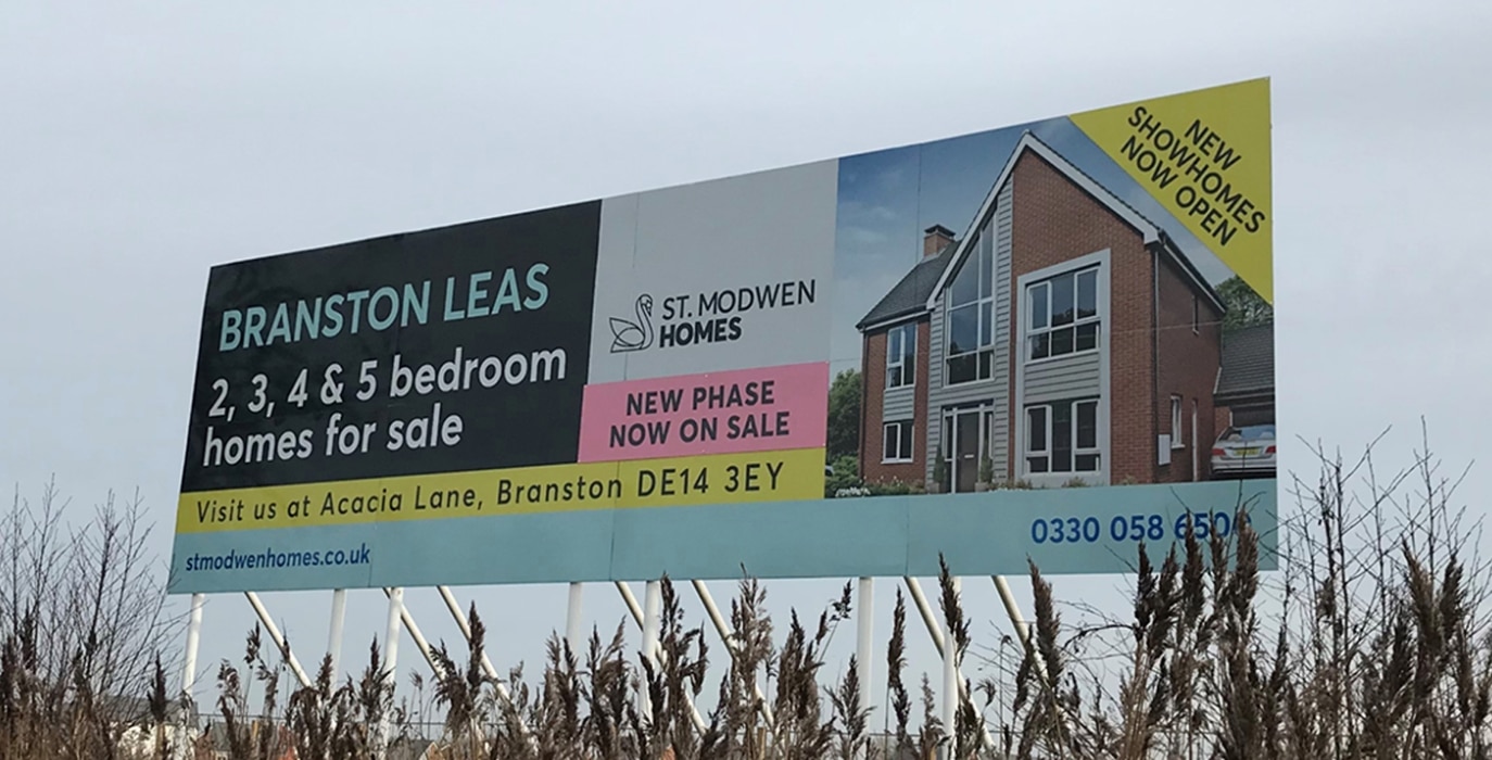 Branston Leas St.Modwen Homes Signage